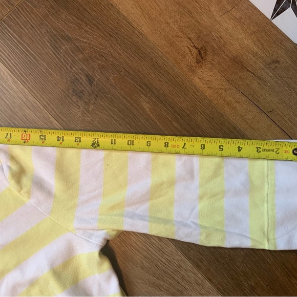 Nautica Striped Yellow and White Women's Top - Picture 4 of 8